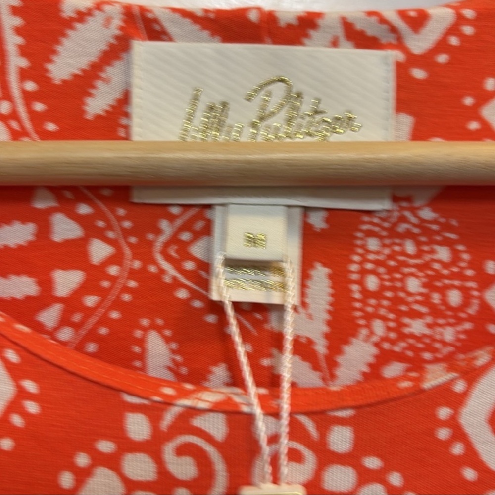 NWT Lilly Pulitzer Ulla Fitted Maxi Dress Flamingo Feather Harbor View SZ.SMALL - Picture 9 of 16